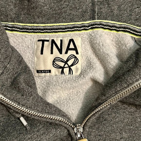 TNA Grey Hoodie with zipper - Picture 2 of 4